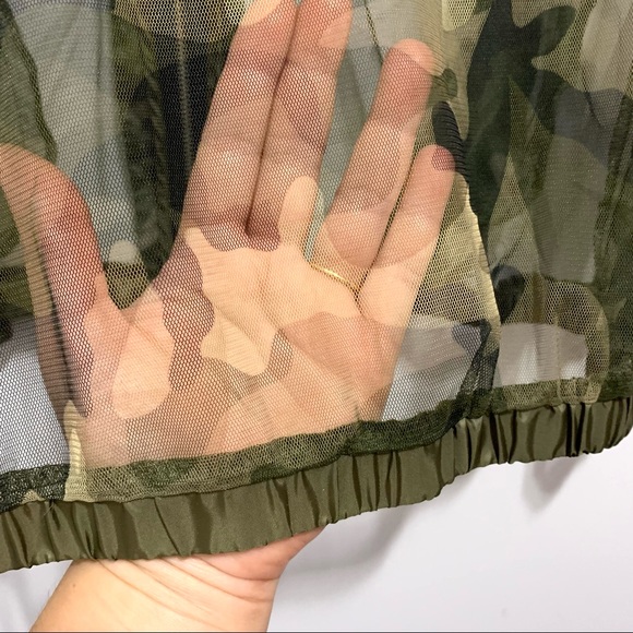 NWT Camo Print Mesh Hoodie - Picture 14 of 15